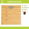 NiceGoodz Weegschaal - Bamboo - Personenweegschaal - Digitaal - Incl. Batterijen - Max. 180Kg - Bamboe - 30 X 30 Cm