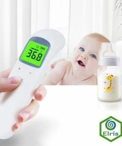 Elris - Contactloze Infrarood Voorhoofd Koortsthermometer - LCD-display - Wit -Medisana Sales 550x550 273