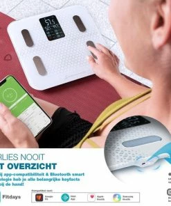 Sportstech Weegschaal - Groot Display - 30 Dagen Acculooptijd - BBS300 - Personenweegschaal - Wit -Medisana Sales 550x550 291