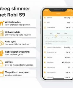 Robi Products Robi S9 Personenweegschaal Met Lichaamsanalyse - Zwart -Medisana Sales 550x550 35
