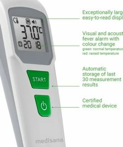 Medisana TM 760 Infrarood Multifunctionele Thermometer - Meet Contactloos Temperatuur Via Voorhoofd - Ook Andere Objecten 20 Medisana TM 760 Infrarood Multifunctionele Thermometer - Meet Contactloos Temperatuur Via Voorhoofd - Ook Andere Objecten -Medisana Sales 550x550 401