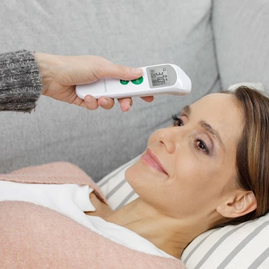 Medisana TM 760 Infrarood Multifunctionele Thermometer - Meet Contactloos Temperatuur Via Voorhoofd - Ook Andere Objecten 14 Medisana TM 760 Infrarood Multifunctionele Thermometer - Meet Contactloos Temperatuur Via Voorhoofd - Ook Andere Objecten - Afbeelding 12