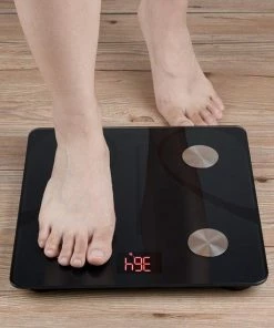 Merkloos Personenweegschaal - Digitale Weegschaal - Draadloze Weegschaal - BMI Weegschaal - Met Lichaamsanalyse, Vetpercentage, Gewicht, BMI, Spiermassa, ? Sport, Eten En Slaap Advies - App En Bluetooth. -Medisana Sales 550x550 415