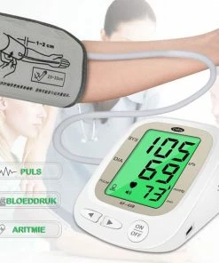 Cofoe Bloeddrukmeter - Bloeddrukmeter Bovenarm - Digitale Hartslagmeter Met Engelse Stemfunctie - 3 Kleur Lcd Monitor - Dubbele Voedingsmethoden - 4 AA-Batterijn (NIET INBEGREPEN) - Normaal Armband 23-33cm - Wit 22 Cofoe Bloeddrukmeter - Bloeddrukmeter Bovenarm - Digitale Hartslagmeter Met Engelse Stemfunctie - 3 Kleur Lcd Monitor - Dubbele Voedingsmethoden - 4 AA-Batterijn (NIET INBEGREPEN) - Normaal Armband 23-33cm - Wit -Medisana Sales 550x550 426