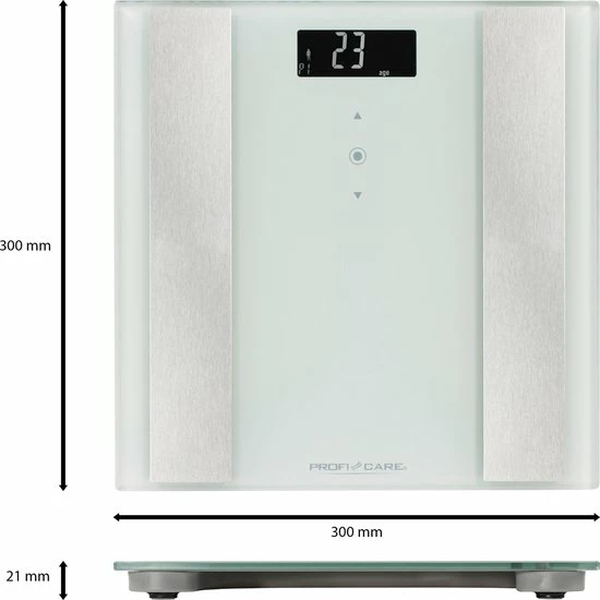 Clatronic ProfiCare PC-PW 3007 FA - 8-in-1 Analyse Weegschaal - Max 180 Kg - Wit 10 Clatronic ProfiCare PC-PW 3007 FA - 8-in-1 Analyse Weegschaal - Max 180 Kg - Wit - Afbeelding 8