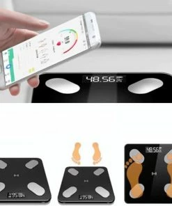 Mimi-Joy Weegschaal Personenweegschaal - Weegschaal Met Lichaamsanalyse - Vetpercentage - Slimme Bluetooth Weegschaal Met App -Medisana Sales 550x550 451