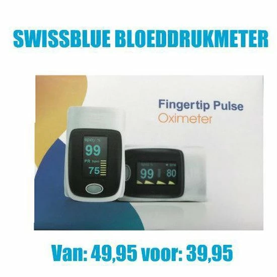 Pulse Oximeter Swissblue Swiss Blue - Saturatiemeter-saturatiemeter Zuurstofmeter Vinger, Oximeter, Zuurstofmeter, Saturatie Best Getest, Saturatiemeters 4 Pulse Oximeter Swissblue Swiss Blue - Saturatiemeter-saturatiemeter Zuurstofmeter Vinger, Oximeter, Zuurstofmeter, Saturatie Best Getest, Saturatiemeters - Afbeelding 2