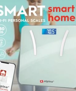Alpina Smart Home - Slimme Personenweegschaal - Met Lichaamsanalyse - O.a. Gewicht, Vetpercentage En Spiermassa - Met App - Tot 8 Gebruikers -Medisana Sales 550x550 488
