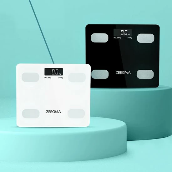 Zeegma Gewit - SMART Personenweegschaal - 15 Parameters - 200kg - LCD - APP 7 Zeegma Gewit - SMART Personenweegschaal - 15 Parameters - 200kg - LCD - APP - Afbeelding 5