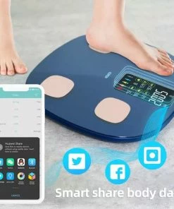 Juleika 2022 Personenweegschaal Smart Weegschaal Bluetooth Met Gratis App 15 Lichaamsanalyses - Tot 24 Gebruikers - Incl. Batterijen -Medisana Sales 550x550 518