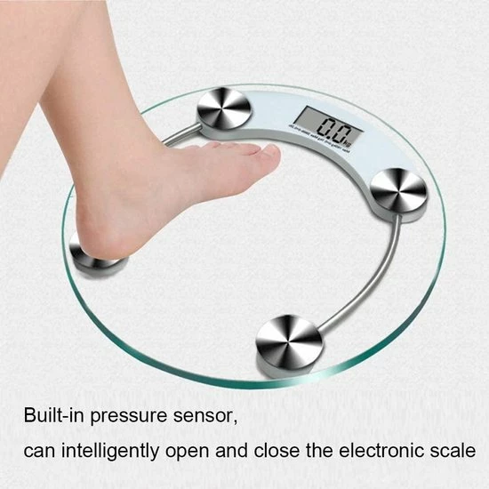 Elektronische Weegschaal Digitale Weegschaal Transparante Ronde Schaal Kan Automatisch Schakelen De Machine Kan Schakelen Tussen Kilogrammen En Ponden Meting Nauwkeurige En Stabiele Huishoudelijke Weegschaal - Roze 5 Elektronische Weegschaal Digitale Weegschaal Transparante Ronde Schaal Kan Automatisch Schakelen De Machine Kan Schakelen Tussen Kilogrammen En Ponden Meting Nauwkeurige En Stabiele Huishoudelijke Weegschaal - Roze - Afbeelding 3