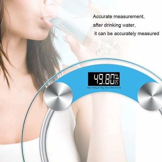 Elektronische Weegschaal Digitale Weegschaal Transparante Ronde Schaal Kan Automatisch Schakelen De Machine Kan Schakelen Tussen Kilogrammen En Ponden Meting Nauwkeurige En Stabiele Huishoudelijke Weegschaal - Roze 6 Elektronische Weegschaal Digitale Weegschaal Transparante Ronde Schaal Kan Automatisch Schakelen De Machine Kan Schakelen Tussen Kilogrammen En Ponden Meting Nauwkeurige En Stabiele Huishoudelijke Weegschaal - Roze - Afbeelding 4