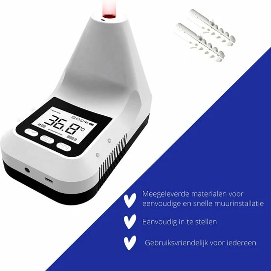 Covital Thermometer Voorhoofd - Thermometer Lichaam - Infrarood Thermometer 5 Covital Thermometer Voorhoofd - Thermometer Lichaam - Infrarood Thermometer - Afbeelding 3