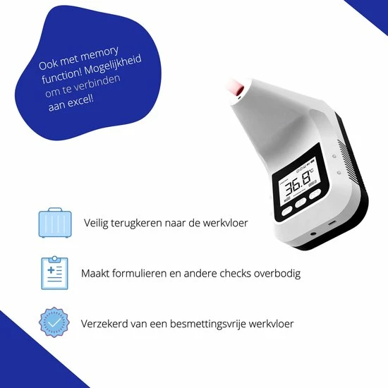 Covital Thermometer Voorhoofd - Thermometer Lichaam - Infrarood Thermometer 7 Covital Thermometer Voorhoofd - Thermometer Lichaam - Infrarood Thermometer - Afbeelding 5