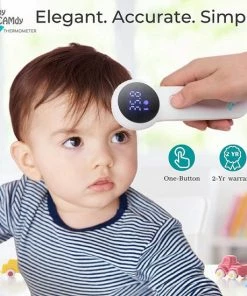 Baby Camdy France Digitale Infrarood Thermometer Voor Baby's, Kinderen En Volwassenen, 2-in-1 Temperatuur Voorhoofd, Vloeistoffen En Objecten, Onmiddellijke Leestemperatuur Zonder Contact Koortsalarm 9 Baby Camdy France Digitale Infrarood Thermometer Voor Baby's, Kinderen En Volwassenen, 2-in-1 Temperatuur Voorhoofd, Vloeistoffen En Objecten, Onmiddellijke Leestemperatuur Zonder Contact Koortsalarm -Medisana Sales 550x550 573