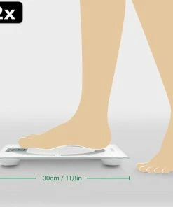 2x Medisana BS444 Connect - Lichaamsanalyseweegschaal - Wit -Medisana Sales 550x550 592