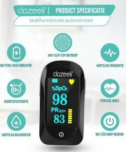 Dozeeli? Saturatiemeter Zuurstofmeter Vinger - Oximeter - FAGG Medische Kwalificatie En Inspectie + CE - NL Handleiding - Opberghoes Koord + Panasonic Batteijen - Wit 13 Dozeeli? Saturatiemeter Zuurstofmeter Vinger - Oximeter - FAGG Medische Kwalificatie En Inspectie + CE - NL Handleiding - Opberghoes Koord + Panasonic Batteijen - Wit -Medisana Sales 550x550 65
