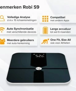 Robi Products Robi S6 Personenweegschaal Met Lichaamsanalyse -Medisana Sales 550x550 86