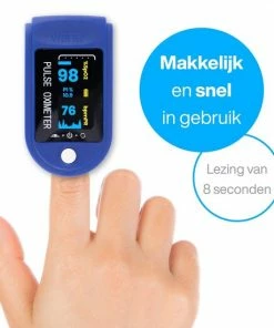 Media Express Oximeter - Saturatiemeter Vinger - Professionele Hartslagmeter - Vinger Zuurstofmeter - Pulse Meter- Vinger - Sensor - Hand - Zuurstofpercentage - Vingertop - Kinderen En Volwassenen - Met Batterijen -Medisana Sales 550x550 98