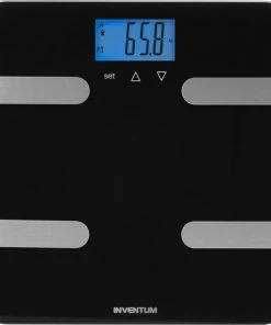 Inventum PW810B - Personenweegschaal - 10 Gebruikers - Tot 180 Kg - Zwart/RVS -Medisana Sales 550x551 2