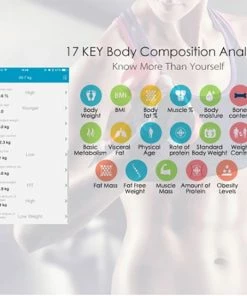 JAP Sports JAP WG20E Weegschaal Met Lichaamsanalyse - Vetpercentage Digitaal App - Wit -Medisana Sales 550x555 8