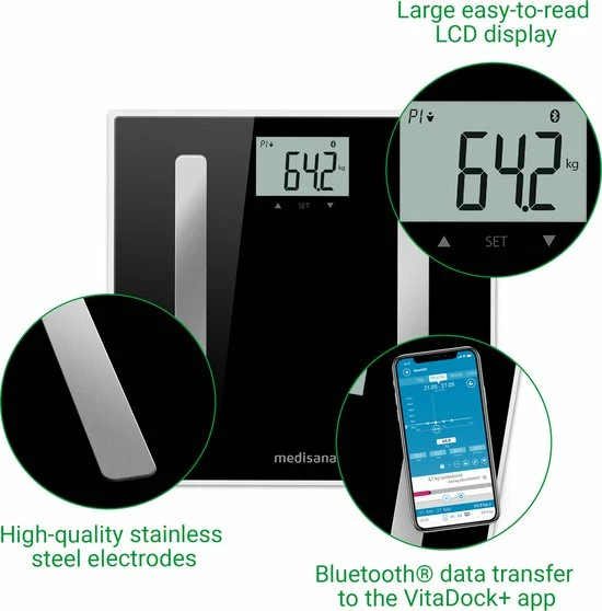 Medisana BS A45 Connect Personenweegschaal 5 Medisana BS A45 Connect Personenweegschaal - Afbeelding 3