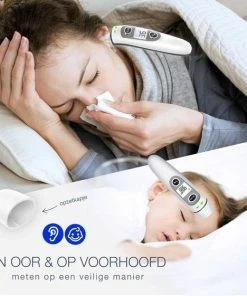 Parya Official - Voorhoofd En Oor Thermometer - Grijs - Geschikt Voor Baby's - Koortsaanduiding - Infrarood - -Medisana Sales 550x561 1