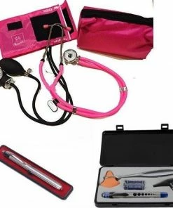 Stalt Medical Handmatige Bloeddrukmeter, Sprague Rappaport Stethoscoop, Otoscoopset ST-A32