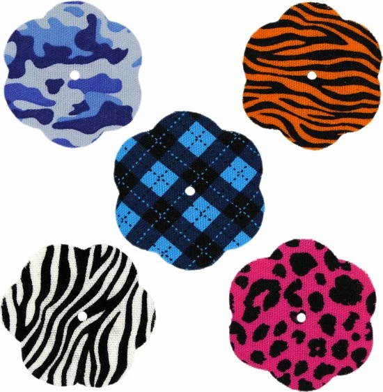 Merkloos Set Van 2 Fixeer Tapes / Pleisters / Stickers - Bloem - Zwart - Geschikt Voor FreeStyle Libre 2 Sensor 8 Merkloos Set Van 2 Fixeer Tapes / Pleisters / Stickers - Bloem - Zwart - Geschikt Voor FreeStyle Libre 2 Sensor - Afbeelding 6