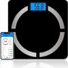 Petasos Bluetooth Personenweegschaal Met Volledige Lichaamsanalyse_Slimme Weegschaal_Personen Weegschaal_Smart Scale_Type A_Zwart -Medisana Sales 550x564 5