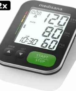 2x Medisana BU 565 Bovenarmbloeddrukmeter Zwart