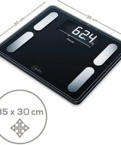 Beurer BF410 - Personenweegschaal Lichaamsanalyse - 200kg - Zwart -Medisana Sales 550x568 1