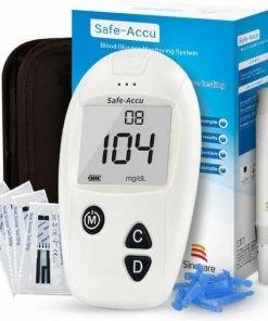Tectie? Glucosemeter - Bloedsuikermeter - Glucose Meter - Bloedsuikerspiegelmeter - Diabetes Meter - Glucose Monitor - Teststrips - Startpakket