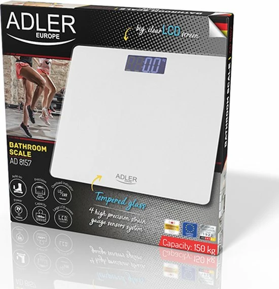 Adler AD 8157 W - Personenweegschaal Wit 7 Adler AD 8157 W - Personenweegschaal Wit - Afbeelding 5