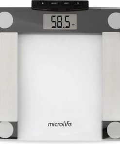 Microlife WS 80-N - Diagnostische Weegschaal Voor Lichaamsanalyse - Meet BMI & BMR