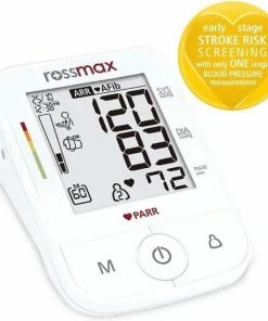 Rossmax X5 - Bloeddrukmeter Bovenarm Hartstichting - Klinisch Gevalideerd - Hartslagmeter - Onregelmatige Hartslag - AFib En PC Detectie - Geheugen - Gemiddelde Ochtend En Avond - Opbergetui - Manchet 22 - 40 Cm - 2 Gebruikers En Gastmodus -Medisana Sales 550x571 2