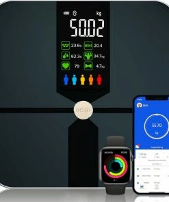 Robi Products Robi S9 Personenweegschaal Met Lichaamsanalyse - Zwart