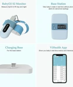 UltraMed BabyO2? S2 Babymonitor - Babyfoon Met Zuurstof & Hartslagmeter -Medisana Sales 550x577 1