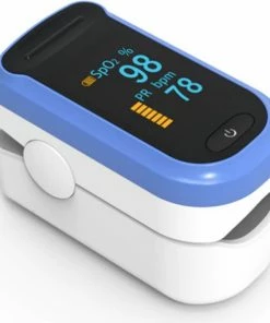 Test-it Test It? - Draagbare Vinger Pulsoxymeter ? Saturatiemeter-Hartslagmeter ? Pulsoxymeter ? Zuurstofmeter ? Multifunctioneel ? Handformaat ? Met Opberghoes -Medisana Sales 550x579 2