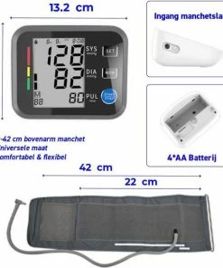 StrongSupply Bloeddrukmeter ? Bovenarm Bluetooth Hypertensie Bloeddrukmeter ? Wireless - IOS - Android - Boven Arm ? Hartslag Detectie ? Sphygmomanometer ? Upper Arm - Blood Pressure -Medisana Sales 550x581 1