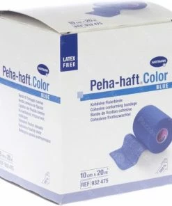 Peha-haft Color Latexvrije Fixatiezwachtel. Blauw 10 Cm X 20 Meter