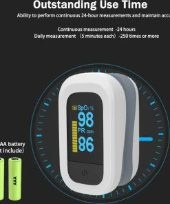 Yonrow Medische Vingertop Pulsoxymeter - Zuurstofverzadiging Meter - Pulsioximeter Oxymeter - Pulstoon - Draaibaar Display Vingeroximeter – Voor Het Meten Van De Zuurstofverzadiging In Het Bloed En De Pols -Medisana Sales 550x588 2