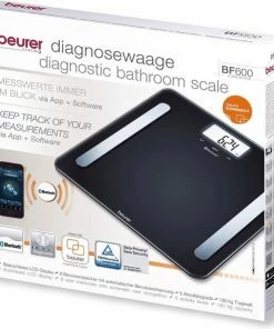 Beurer BF600 Personenweegschaal Lichaamsanalyse Bluetooth - 180kg - Zwart -Medisana Sales 550x593 1