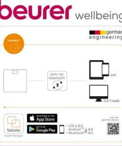 Beurer BF600 Personenweegschaal Lichaamsanalyse Bluetooth - 180kg - Zwart -Medisana Sales 550x595 2