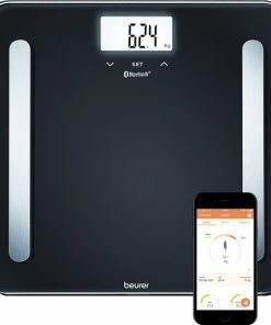 Beurer BF600 Personenweegschaal Lichaamsanalyse Bluetooth - 180kg - Zwart