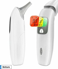 Bolture Infrarood Thermometer - Oorthermometer Volwassenen - Oorthermometer - Thermometer Baby - Thermometer Koorts - Voorhoofd