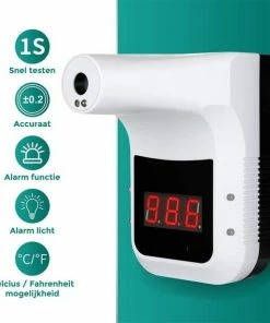 Nince Muur Thermometer Van Hoge Kwaliteit - Infrarood Thermometer Voor Bedrijven - Voorhoofd Thermometer Automatisch - Alarm Bij Verhoging - Wand Thermometer -Medisana Sales 550x615 1