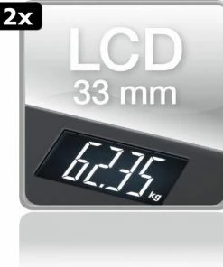 2x Beurer PS240 - Personenweegschaal - Anti-slip - 180kg - Zwart -Medisana Sales 550x620 4