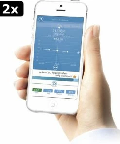 2x Medisana BS444 Connect - Lichaamsanalyseweegschaal - Wit -Medisana Sales 550x630 1