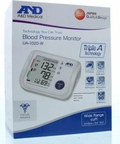 A&D Medical UA-1020-W - Bovenarm Bloeddrukmeter